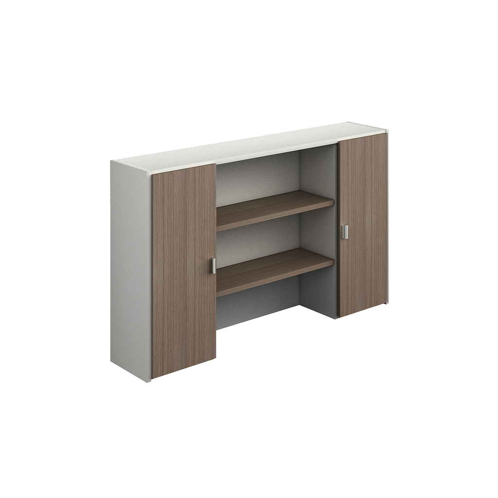 [GBR478165BP30BP10] 2 LPL door 2 shelf 63 x 14 x 42" Prime (Oxford, Baja Presion Silver)