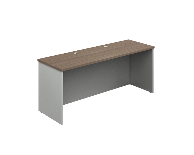[GBR511180BP30BP10] Mesa de Trabajo c/Faldon a Piso 180 x 60 x 75 cm Prime (Oxford, Baja Presion Silver)