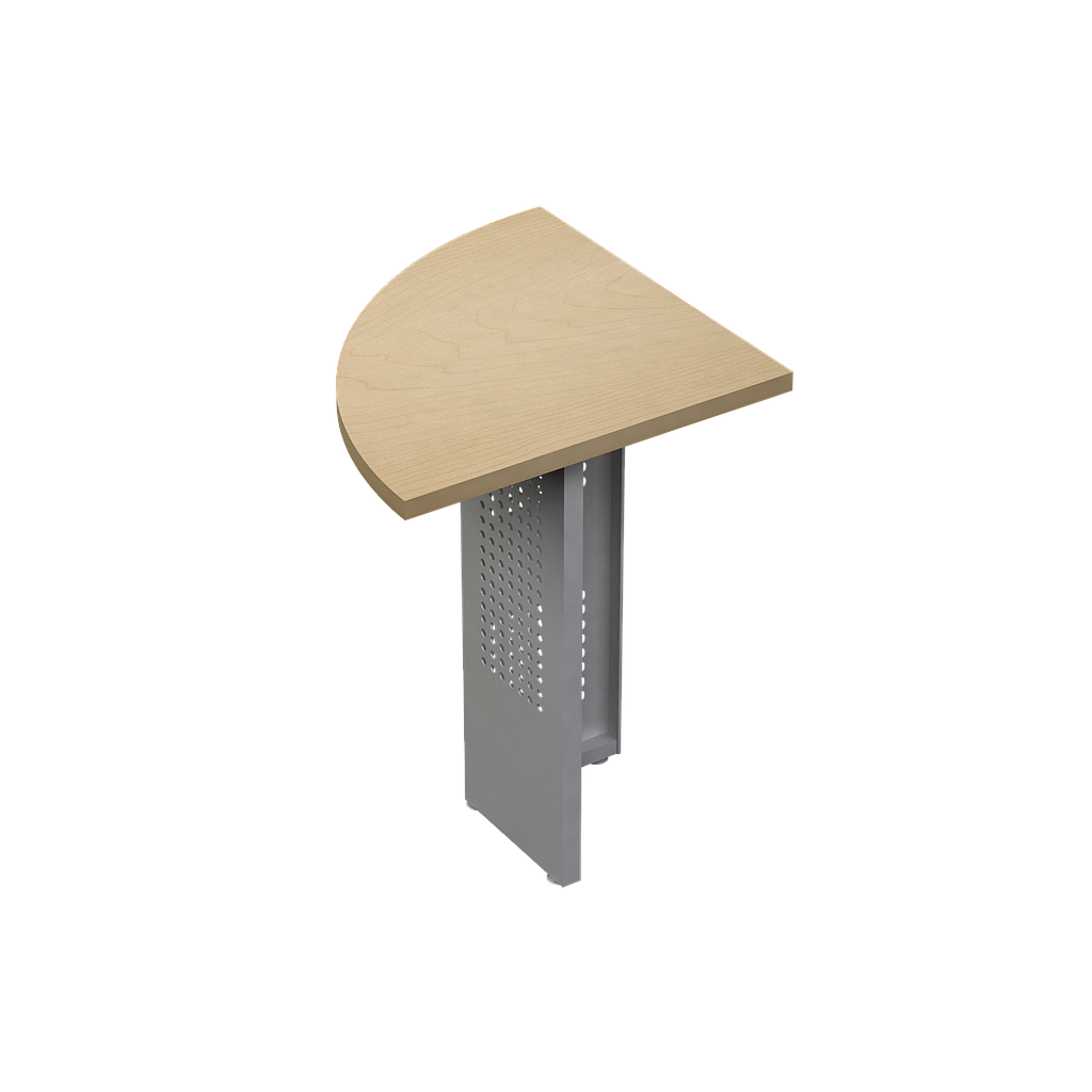 [GAK860060TMLM19BP04PL00] Corner desk 19MM 24 x 24" TML Cyber (Cherry, En Polvo Negro)