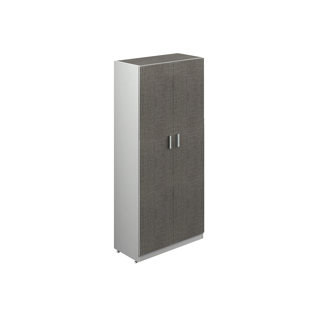 [GBK450180BP24BP00] Closed bookcase 31 x 16 x 71" Kenza (Anigre, Baja Presion Negro)