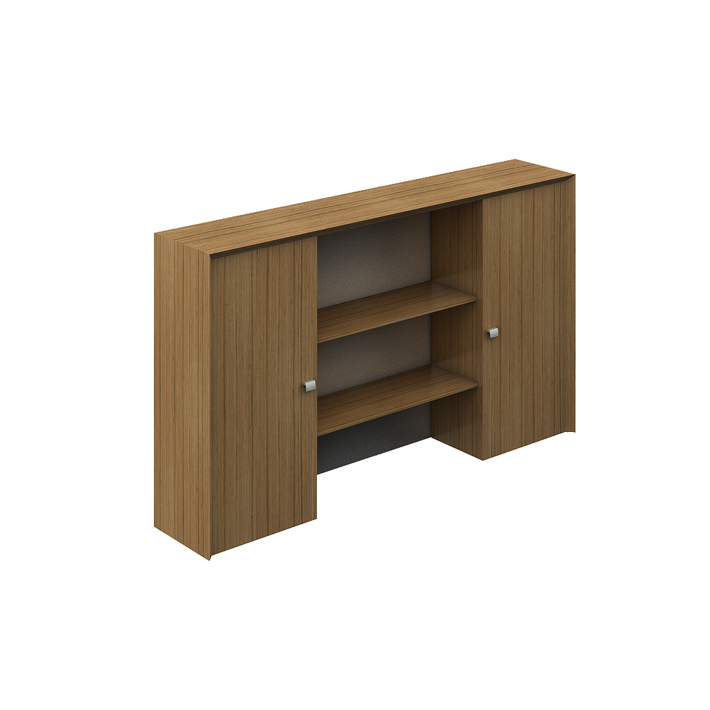 [GCC470180SVCN19] Librero s/Credenza c/Puertas de Chapa 180 x 40 x 105 cm Contempo (Silver Apricot)