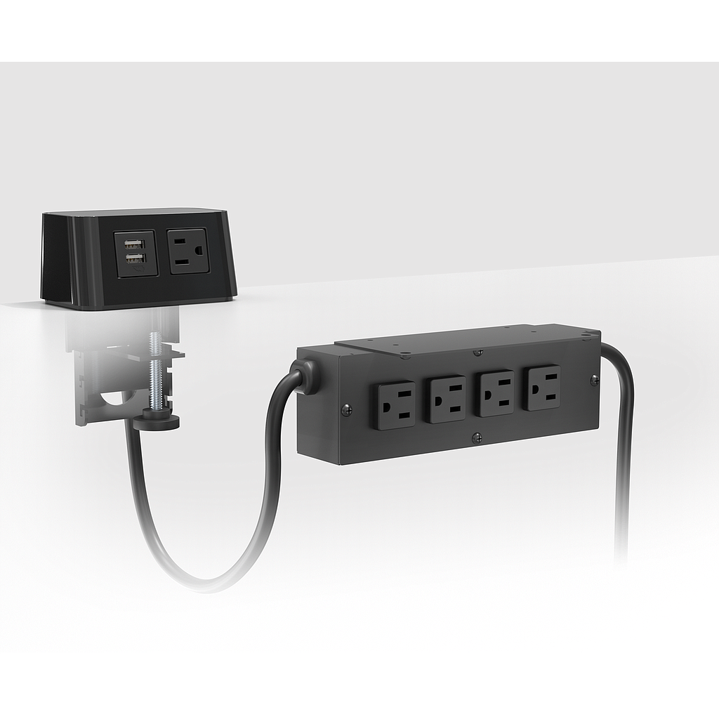 [BE05451-A115F] Hydra Standard, 4 Puertos, Cable Recto, Burele, (Fog)