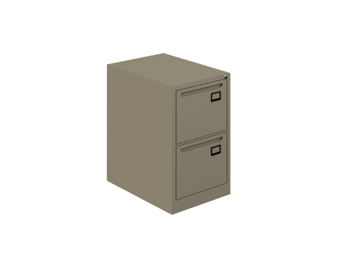 [GAN320LL02] 2-Drawer Steel file cabinet 18 x 25 x 29" 22 gauge Nova (Beige)