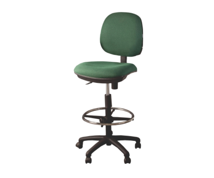 [GDC303BRTB30] Silla Cajero s/Brazos Base Plastica c/Ruedas Comfort (Caribe Oxford)