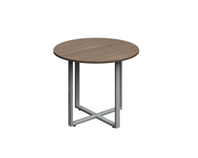 [GBG575090CN22PL11_descontinuado] Round table 36 x 30" G Connect WV (Burmese Teak, En Polvo Blanco)