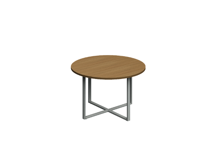 [GBG575120BP30PL00] Round table 48 x 30" G Connect LPL (Oxford, En Polvo Negro)