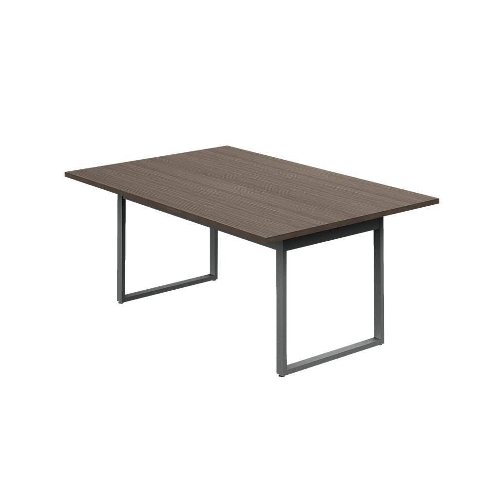 [GDVE570180BP04PL00] Rectangular collaborative table 48 x 72" LPL (Cherry, En Polvo Negro)
