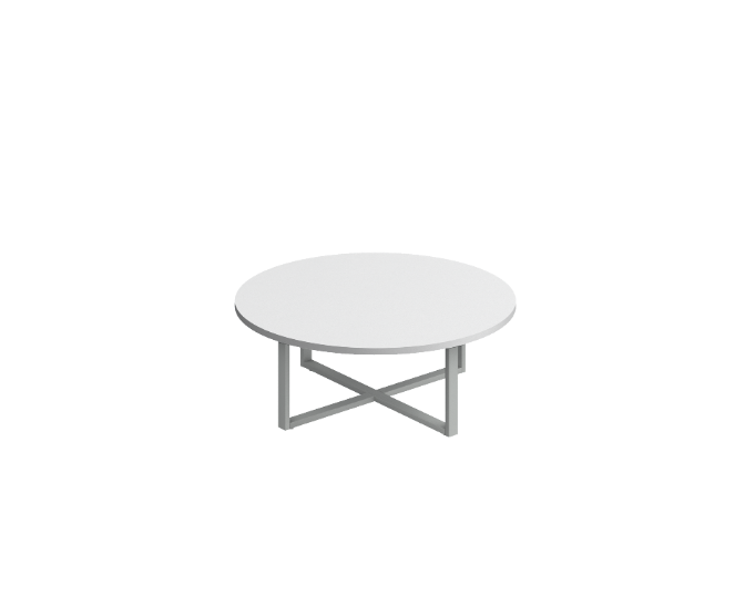 [GDVE575120AP99PL22] Whiteboard top round table 48 x 18" Venti (Ginger)