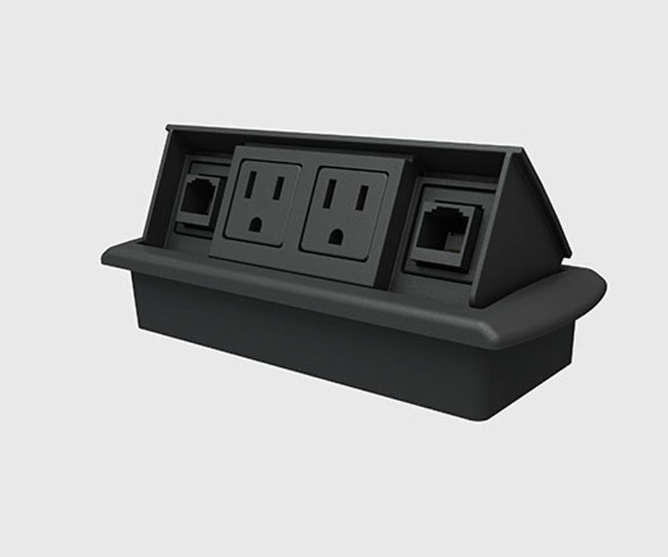 [BEM01525-MP-S-120-F04] Multicontacto Miniport 2 Tomas/2 Vacios 305 cm (Matte mica)