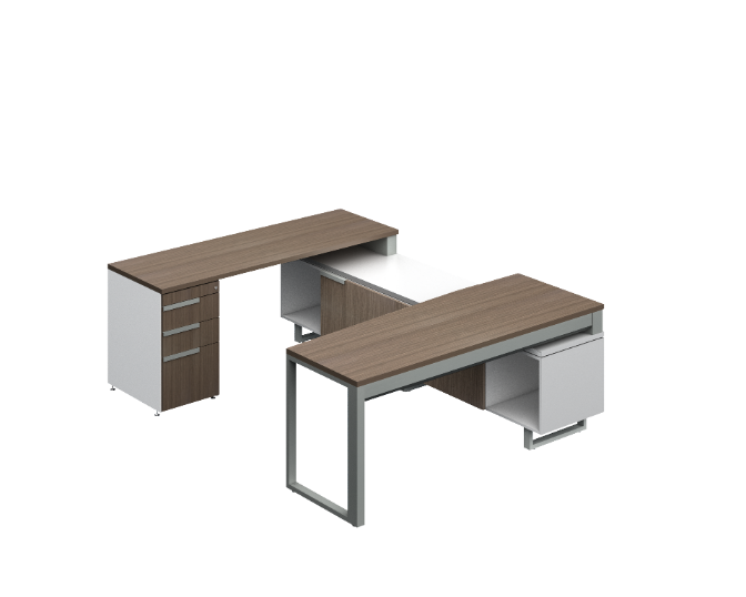 Conjunto Semi Ejecutivo 180 x 240 x 75 cm G Connect