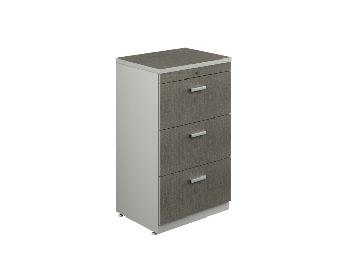 3-Drawer lateral file 24 x 19 x 42" Kenza