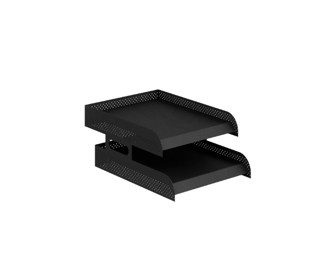 Kenza metal paper tray 11 x 17 x 7"