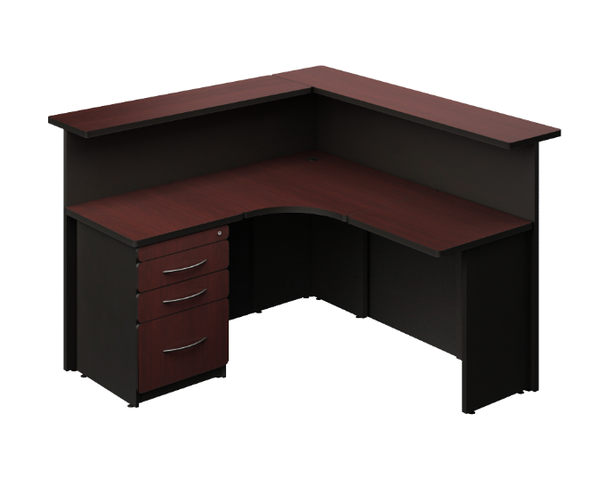 L-reception 67 x 67 x 43" Spazio