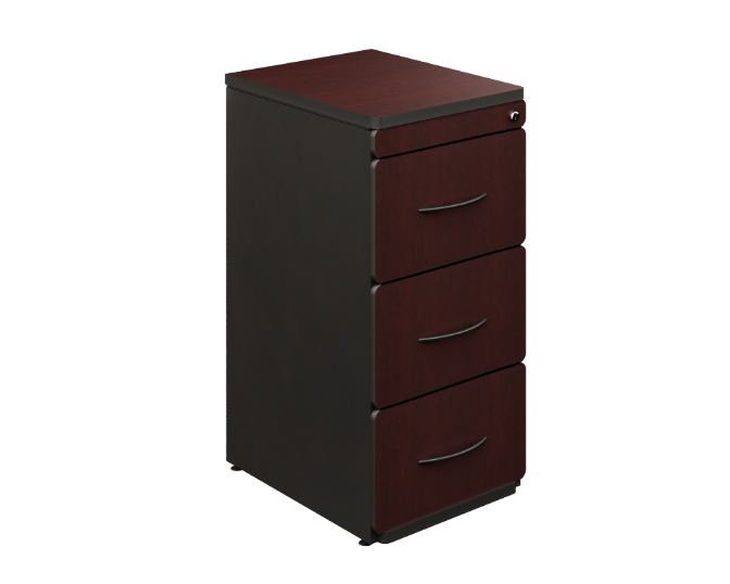3 Drawer file cabinet (letter) 20 x 24 x 41" Spazio