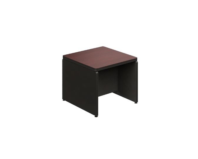 [GBS502060BP04BP00] Mesa Esquinera Recta 58.8 x 58.8 x 49.4 cm Spazio (Cherry, Baja Presion Negro)