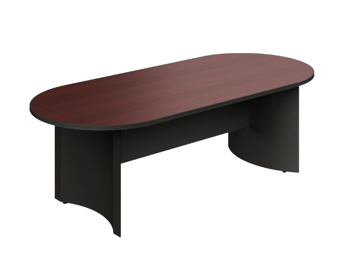 [GBS570240BP04BP00] Mesa de Juntas 240.8 x 105.8 x 74 cm Spazio (Cherry, Baja Presion Negro)