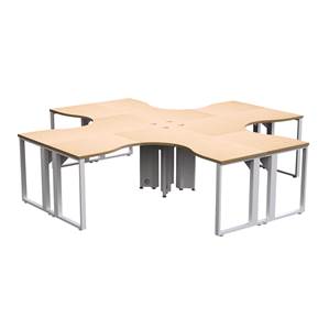 [GBU164180BP30PL22] Modulo Cruceta Pata Metal 300 x 360 x 75 cm Urban (Oxford, Ginger)