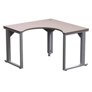 [GBU541120BP30PL22] 90" L-desk (Metal Leg) 48 x 48 x 30" Urban (Oxford, Ginger)