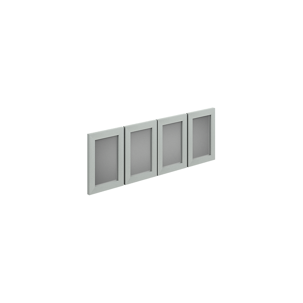 [GBR929120AC33] 4 Doors kit for overhead 14.6 x 15" Prime Acrylic