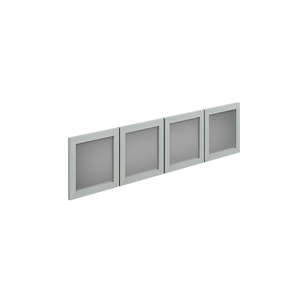 [GBR935165AC33] 4 Doors kit for open hutch 15 x 15.5" Prime Acrylic