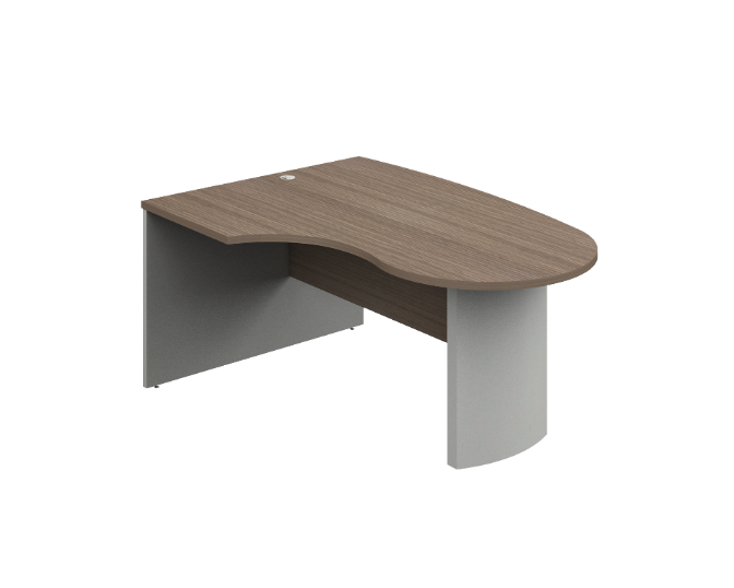 [GBR580180LBP30BP10] Peninsula table 72 x 45 x 30" Prime (Izquierdo, Oxford, Baja Presion Silver)