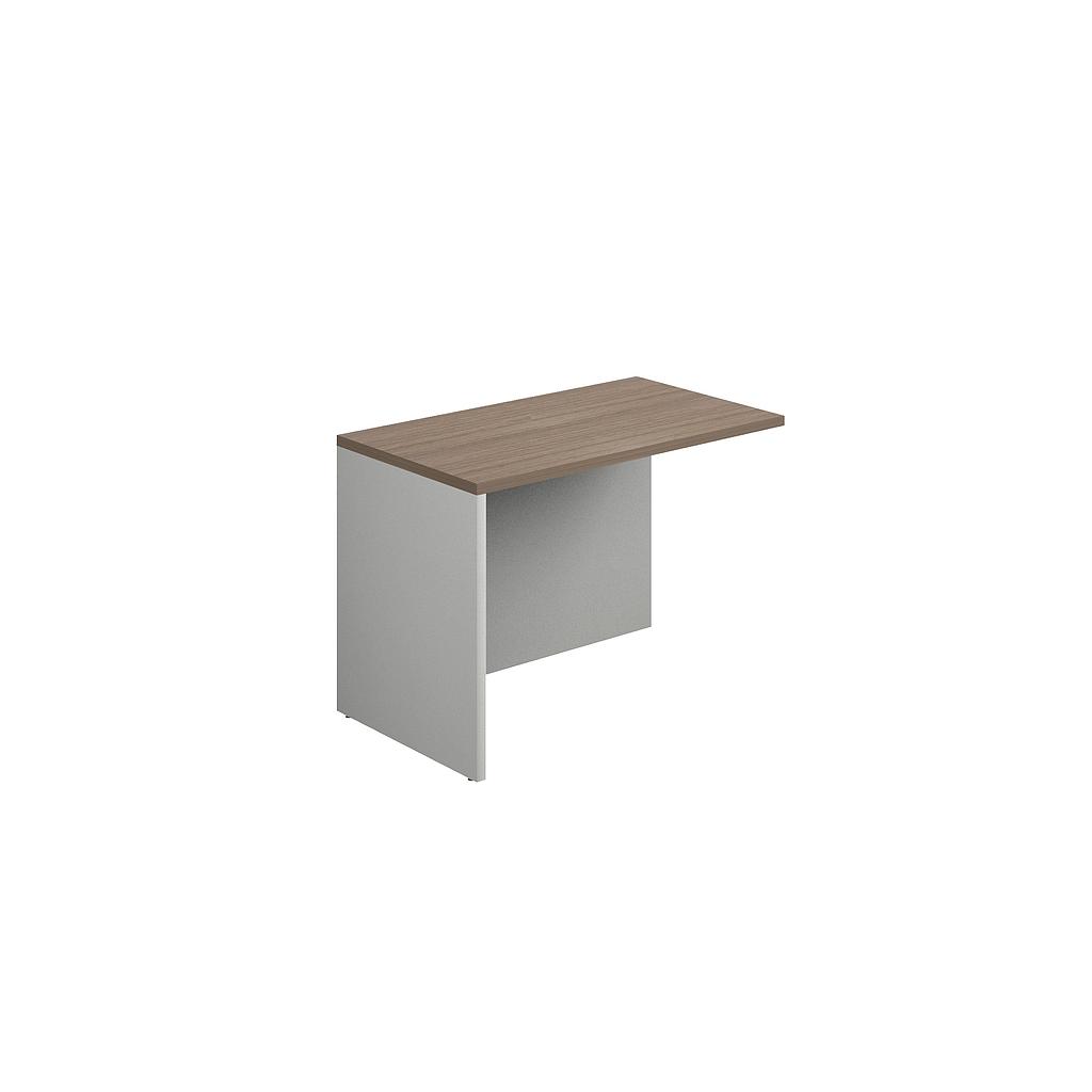 [GBR615090LBP30BP10] Lateral c/Pata y Faldon a Piso s/Pasacables 90 x 60 x 75 cm Prime (Izquierdo, Oxford, Baja Presion Silver)