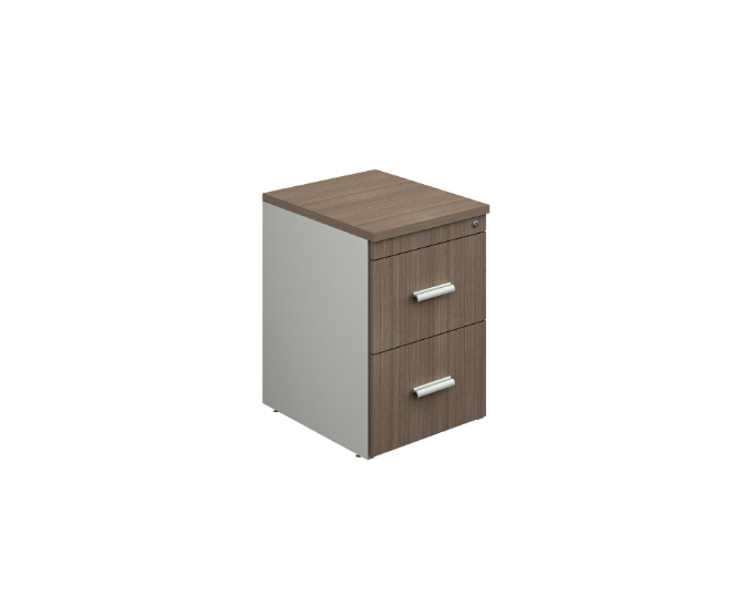 [GBR320BP30BP10] 2 Drawer vertical file (letter) 20 x 23 x 30" Prime (Oxford, Baja Presion Silver)