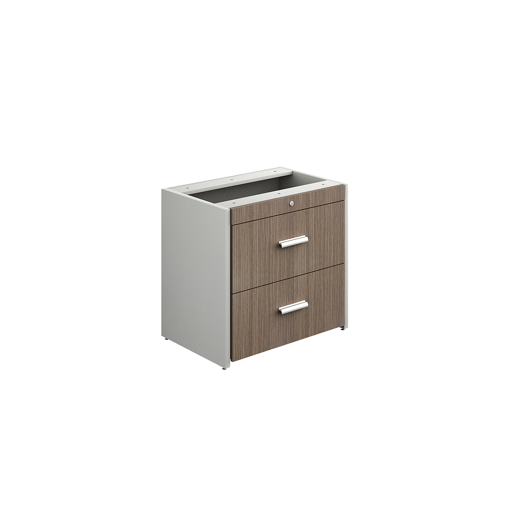 [GBR351BP30BP10] 2 Drawer lateral file 30 x 19.6 x 30" Prime (Oxford, Baja Presion Silver)