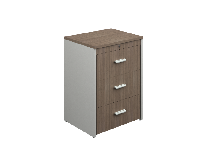 [GBR360BP30BP10] 3 Drawer lateral file 30 x 24 x 42" Prime (Oxford, Baja Presion Silver)