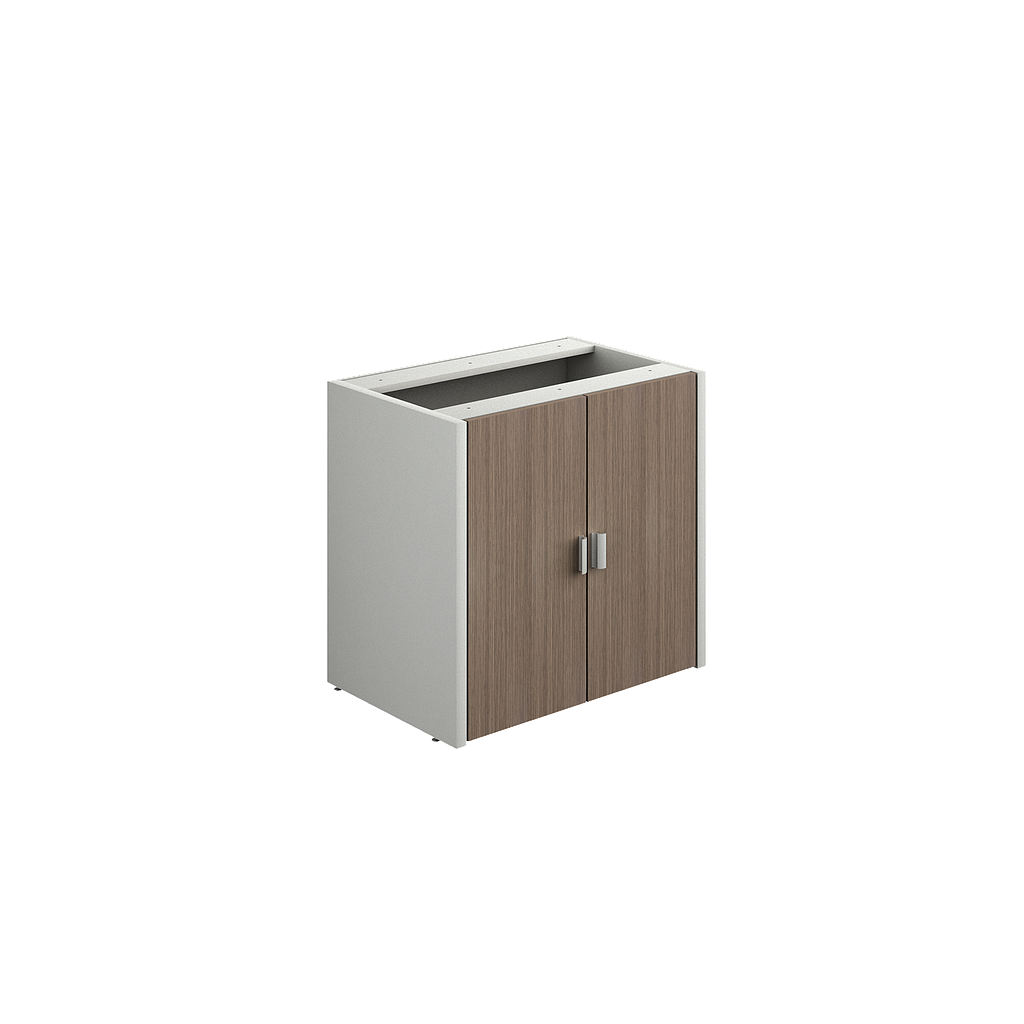 [GBR371BP30BP10] 2-Doors cabinet 30 x 19.6 x 29" Prime (Oxford, Baja Presion Silver)