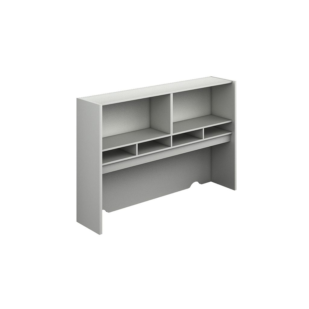 [GBR471210BP30] Librero s/Credenza Abierto con Papelera 208 x 35 x 105 cm Prime (Oxford)